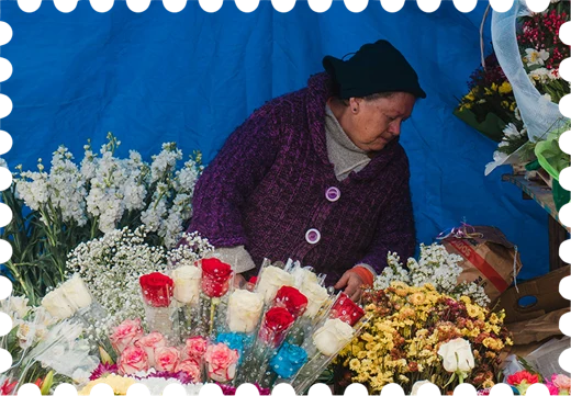 Vendedora de flores